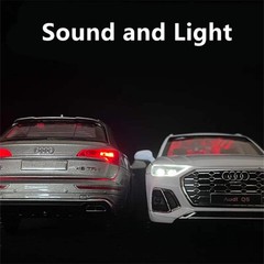 1:24 Scale AUDI Q5 Alloy Diecast Model Car – SUV Toy Vehicle with Sound & Light
