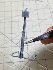 3D printing 1/200/350 Germany Bismarck class battleship Rear mast Unpainted