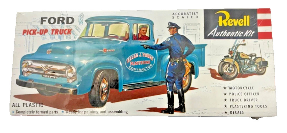 VINTAGE 1995 REVELL 1:32 SCALE ” FORD PICK-UP TRUCK ” PLASTIC MODEL KIT 1430