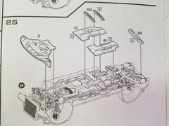 2021 Dodge Charger Hellcat UNDERBODY SHIELDS / PANELS from 1:25 AMT Model Kit
