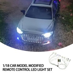 1/24or18 Universal Lighting kit police Model cars Modific Remote Control LED