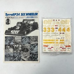 Tamiya Tyrrell P34 Six Wheeler Formula One Car #BS1221 Model Kit 1:12 Scale
