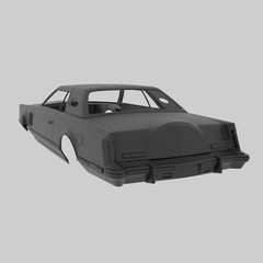 1/24 Resin Lincoln Continental Mark V Body 3D Printed