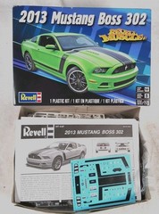 Revell Muscle 2013 Ford Mustang Boss 302 1:25 Scale Model Kit NOB