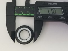 PAD PRINTED TIRES from Delorean Time Machine Polar Lights 1:25 Model Kit BTTF