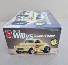 Vtg AMT 1940 Willys Coupe Truck Plastic Model Kit New Open Box