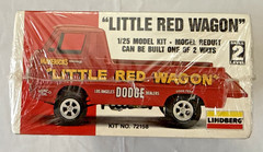 Maverick Little Red Wagon Dodge Pickup Drag Truck Lindberg Model Kit Sealed