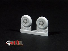 1:48 Resin Wheels Landing Gear for scale model De Havilland Vampire