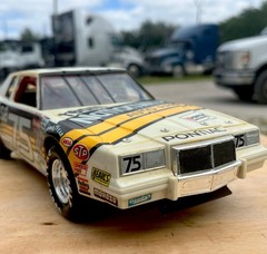AMAZING Vintage 80s Ertl AMT 1:16 LAKE SPEED #75 PONTIAC Grand Prix NATIONWISE