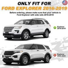 Snailfly Roof Rack Cross Bars Fit for Ford Explorer 2016-2019, Rooftop