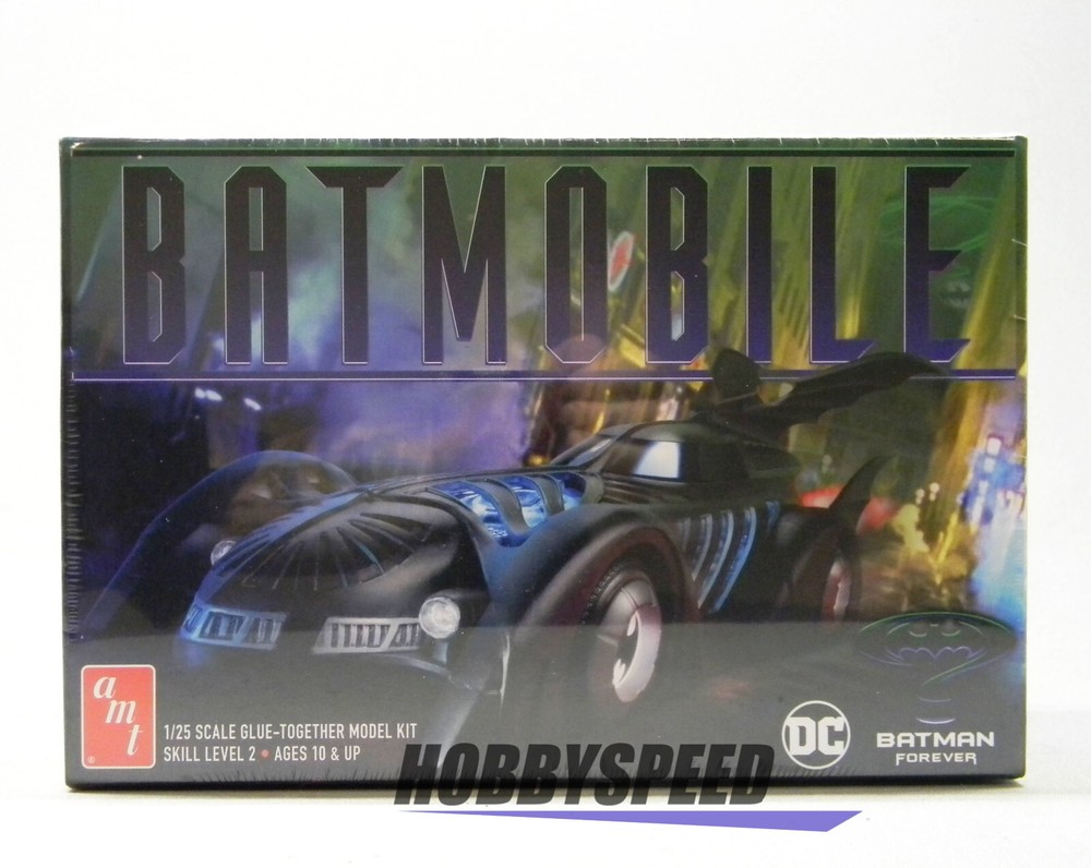 AMT BATMAN FOREVER BATMOBILE PLASTIC MODEL CAR KIT 1:25 skill 2 AMT1240 NEW