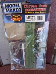 Model Maker Custom Case Accessories 1:24 3 Piece Scenery Panels (Yesteryear Set)