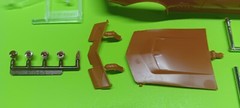 1970 Corvette LT-1 ZR-1 Amt 1/25 Body Glass Windshield Hood Tail Lights Bumpers