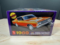 AMT – 1969 FORD TORINO COBRA FASTBACK – 1:25 SCALE KIT – FACTORY SEALED NEW