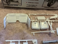 1 25 scale model parts Chrysler Turbine Car Seat,bumpers And More Lot Only