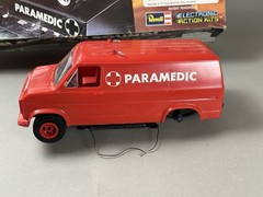 1978 Revell Paramedic Van Electronic Action Kit 1/20 Model H-800 Built Parts IOB