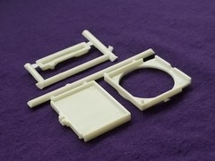 Diamond REO Truck Tractor RADIATOR , SURGE TANK & SHROUD for 1:25 AMT Model Kit