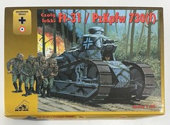 RPM 1:35 Renault FT-31/PZKPFW 730(F) Light Tank Model Kit Open Box Sealed Parts