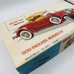 Vintage Hubley Classic Metal Kit 1930 Packard Roadster Unassembled & w/ Box