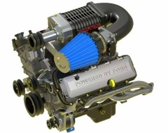 1/25 3D Resin Ford Coyote 5.0 Whipple Supercharged Engine W/ Transmission