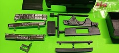 1984 GMC 4×4 Pickup Fall Guy Truck 1/25 Hood Body Glass Bed Bumper Grill Seats