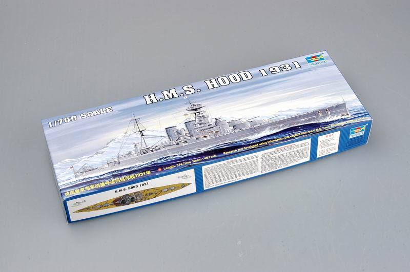 Trumpeter 1/700 05741 HMS Battle Cruiser Hood 1931