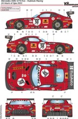 LB Production 1/24 Mercedes AMG GT3 Evo HubAuto Racing Spa 24H ’21 Decal LB24104