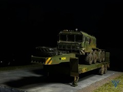 Pre-Order, KZKT-7428 & Trailer KZKT-9101 1/35 Pro-Built – Heavy Tank Transporter