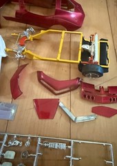 VTG 1967 MPC Mako Shark Mark IV 427 Model Kit Unassembled 1960s USA + Extras