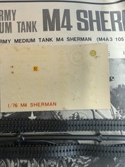 Bachmann Fujimi US Army Medium Tank M4 Sherman 1/76 #0762 – FREE SHIPPING