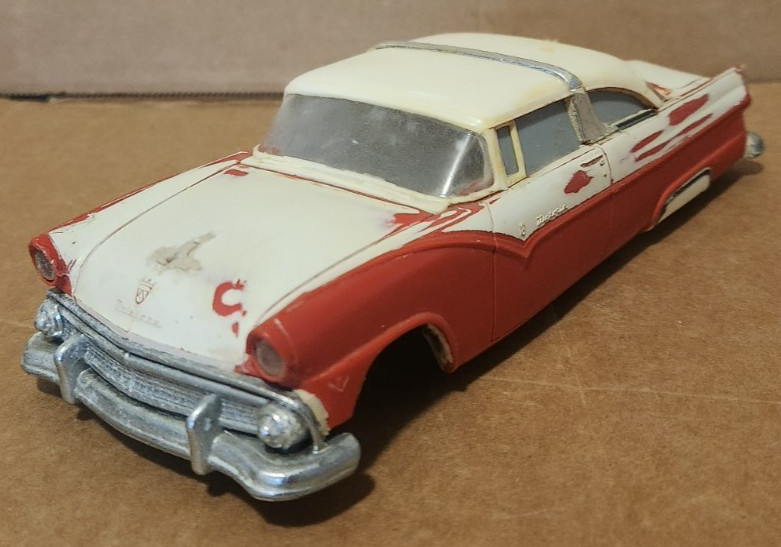 1955 FORD CROWN VICTORIA resin model, BUILT, but in need of restoration