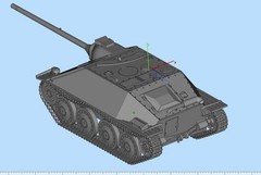 3D printing 1/72/35 Jagdpanzer 38(D) Hetzer‌‌/280mm mortar /38K light tank model