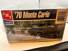 AMT/ERTL 1:25 scale plastic model kit of a 1970 Monte Carlo SS 454