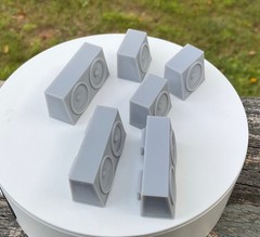 1/24 1/25 Resin Subwoofer Box MTX Amplifier Speaker Audio Custom Model Car Parts