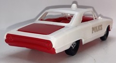 1964 Ford (sort of) Police 2door Hardtop 1/25 GAY TOYS Red/White Plastic Coaster