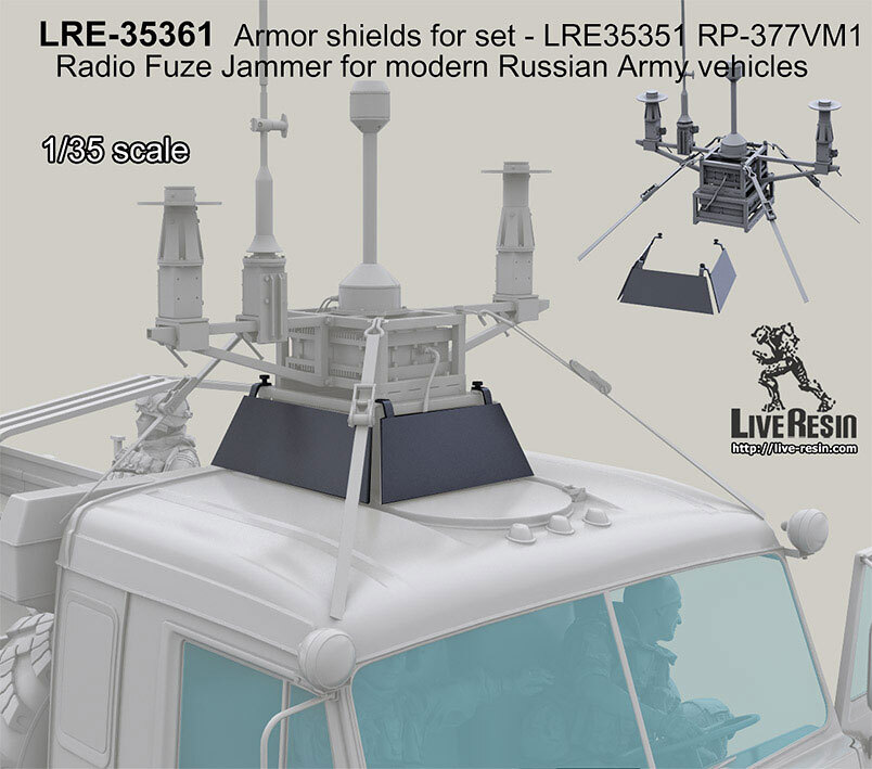 Live Resin 1/35 Modern Russian Vehicles RP-377VM1 Radio Fuze Jammer