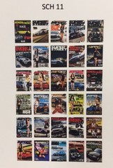 1/25,1/25 Model Car Magazine Media Detail,Import Tuners Mags,Diorama,(SCH11)