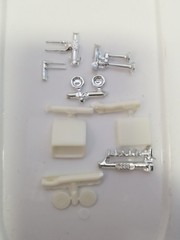 1950 Ford Convertible CUSTOM BODY PARTS LOT from AMT 1:25 Model Kit 50