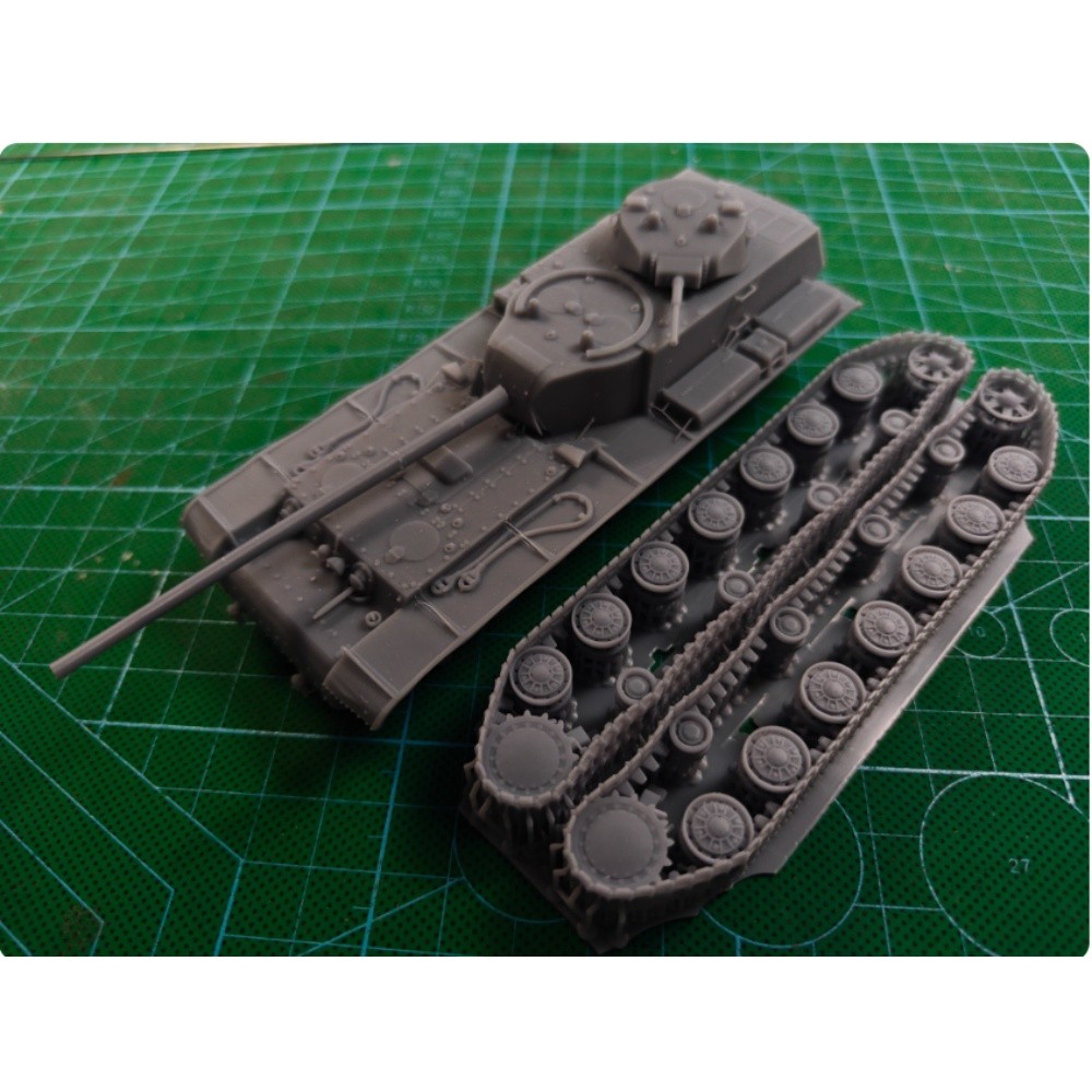 3d Printed 1/35/72 Soviet Union KV-4 Heavy Tank Unpainted Kit
