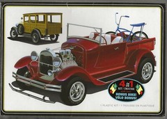 AMT 1929 Ford Woody Pickup, Builds 1 of 4 Ways w/ Bonus Bike 1/25 1269 (104) ST