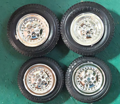 CUSTOM CHROME WHEELS STREET GOODYEAR RACING TIRES ’67 CORVETT NIGHT STALKER