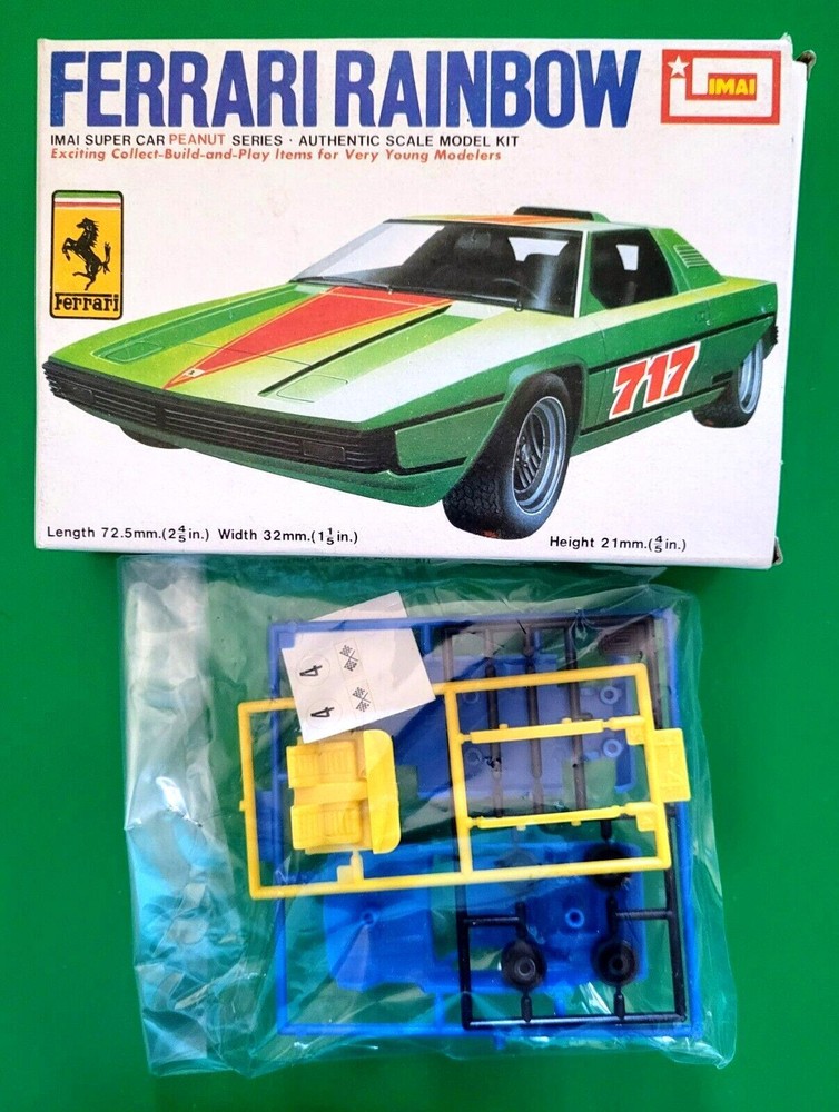 IMAI FERRARI RAINBOW Super Car Peanut Series Authentic Scale Model Kit NIB NOS