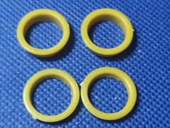 🌟 4 Open Wheel Backs 1940 Willys Gasser 1:25 Scl 1000s Model Car Parts 4 Sale.