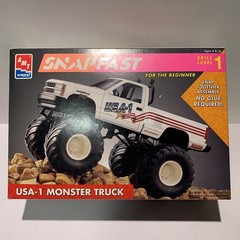 AMT ERTL Snap Fast Beginner Model Monster Truck Partially Assembled Complete Kit