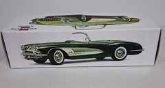 New 1960 Chevrolet Corvette Custom Made Promo Model BOX ONLY..NO CAR