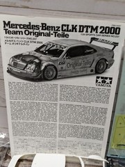 Tamiya Mercedes Benz CLK DTM 2000 Sports car Plastic Model Kit