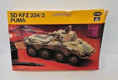 Testors Italaerei SD KFZ 234/2 Puma 1:35 Scale Model Kit NEW OPEN BOX READ