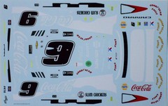 NASCAR DECAL # 9 COCA COLA 2024 CHEVROLET CAMARO CHASE ELLIOTT POWERSLIDE 1/24
