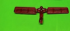 Taillights Tail Lamps Amber 1978 Dodge Monaco 1/25 Cop Car Taxi Rosco MPC