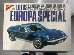 Nichimo #MB-1201 Lotus Europa Special 1/12 1976 Vtg Motorized Car Model Started